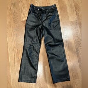 Black Leather Pants